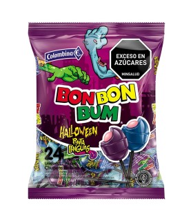 BON BON BUM HALLOWEEN PAQUETE X 24UDS