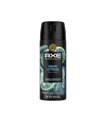 DESODORANTE AXE AQUA CITRUS AEROSOL X 150ML