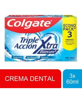 CREMA COLGATE XTRA BLANCURA 3UDS x 60ML