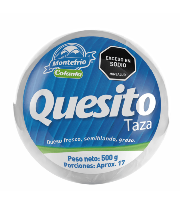 QUESITO MONTEFRIO TAZA x 500GR