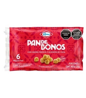 PAN DE BONOS RAMO PAQUETE 6UDS X 120GR