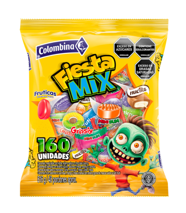 FIESTA MIX COLOMBINA HALLOWEEN X 816GR