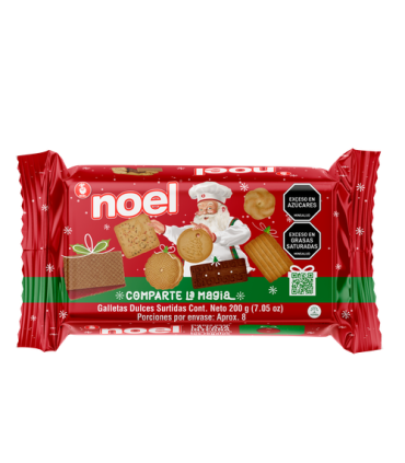 GALLETA NAVIDAD NOEL PLEGADIZA X 200GR
