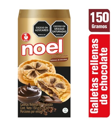 GALLETA NOEL RELLENA DE CHOCOLATE X 150GR