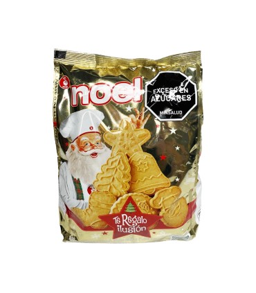 GALLETA NAVIDAD NOEL BOLSA X 400GR
