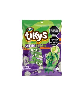 BOMBONES TIKYS OJOS ZOMBIES 8U X 13,5GR