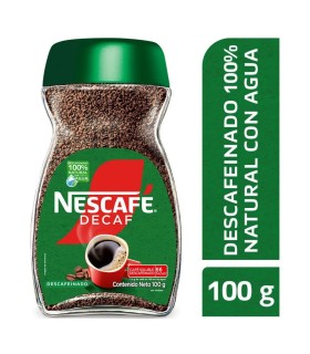 CAFE NESCAFE DESCAFEINADO FRASCO X 100GR