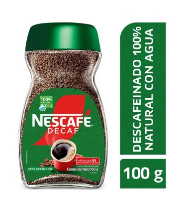 CAFE NESCAFE DESCAFEINADO FRASCO X 100GR