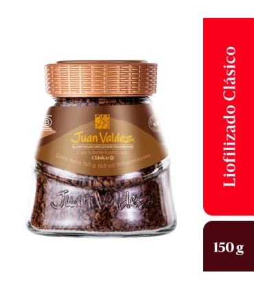 CAFE JUAN VALDEZ LIOFILIZADO X 150GR