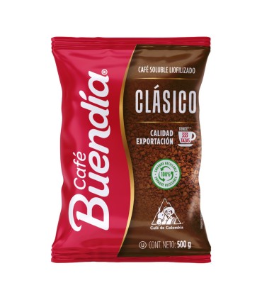 CAFE BUENDIA LIOFILIZADO BOLSA X 500GR