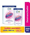 OFERTA VANISH LÍQUIDO BLANCO X 1800ML + DOYPACK 800ML