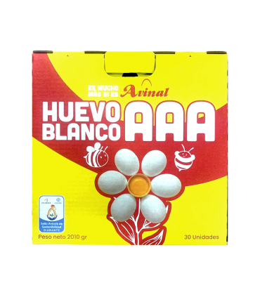 HUEVOS AVINAL BLANCOS AAA MALETIN X 30U