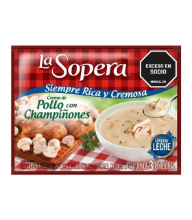 CREMA SOPERA POLLO CHAMPIÑONES X 42.5GR
