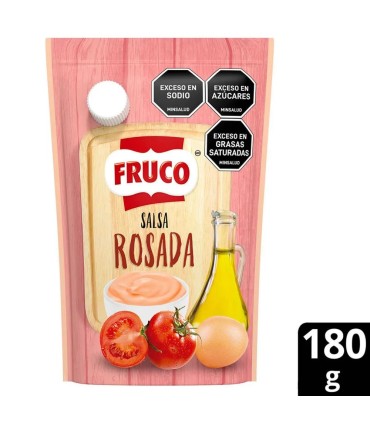 SALSA ROSADA FRUCO DOYPACK X 180GR