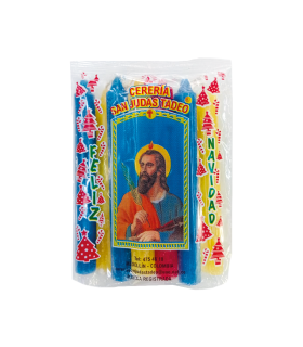 VELA MEDIANA COLOR SAN JUDAS X 10UDS