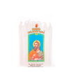 VELA MEDIANA BLANCA SAN JUDAS X 10UDS