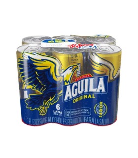 CERVEZA AGUILA SIXPACK LATA X 269ML