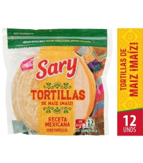 TORTILLAS DE MAIZ SARY X 240GR