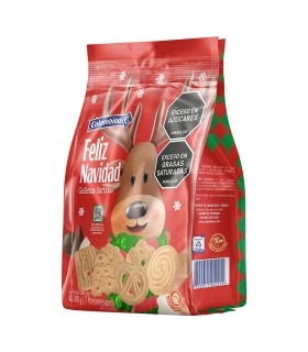 GALLETA FELIZ NAVIDAD COLOMBINA BOLSA X 200GR