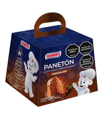 PANETON BIMBO CHIPS CHOCOLATE X 450GR
