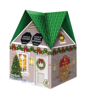 GALLETA NAVIDAD CASITA COLOMBINA X 200GR