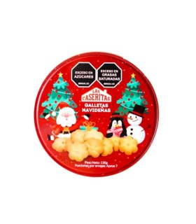 GALLETA NAVIDEÑA LAS CASERITAS LATA X 130GR