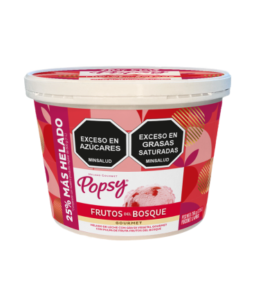 HELADO POPSY FRUTOS DEL BOSQUE EXTRACONTENIDO X 750GR