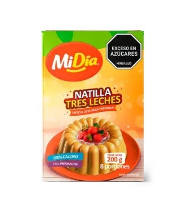 NATILLA MI DIA TRES LECHES CAJA X 200GR