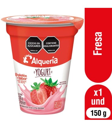 YOGURT ALQUERIA FRESA VASO X 150GR