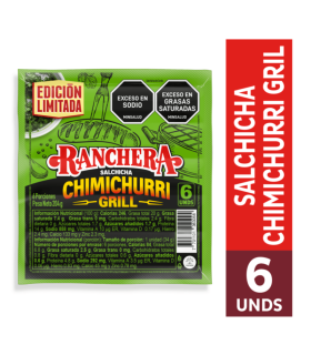 SALCHICHA RANCHERA ZENU CHIMICHURRI X 204GR