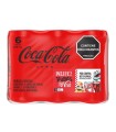 GASEOSA COCA COLA SIN AZUCAR SIXPACK LATA X 269ML + HIELOCO