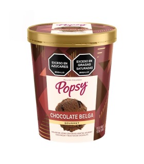 HELADO POPSY CHOCOLATE BELGA  X 600GR