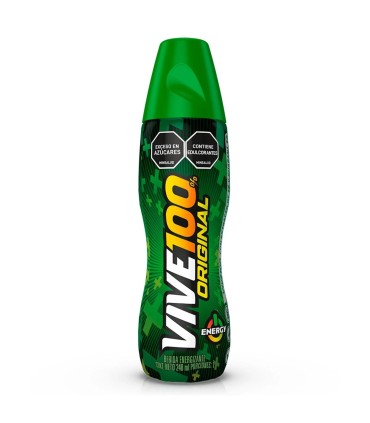 BEBIDA ENERGETICA VIVE100 PETX 240 ML