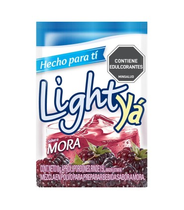 BEBIDA LIGHTYA MORA  SOBRE 10Gx 2 LITRO