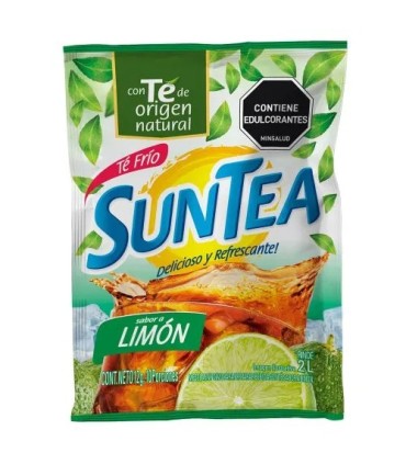 BEBIDA SUNTEA LIMON  2 LITROx12 GRAMOS