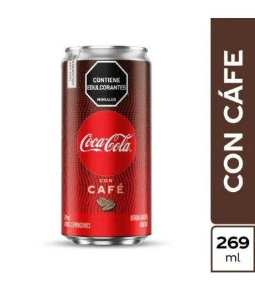 GASEOSA COCA COLA CAFE LATA 269 MILILITRO