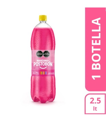 GASEOSA MANZANA BOTELLA 2.5 LITRO