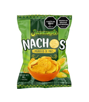 NACHOS JUANCAMOLE  BOLSA X 60GR