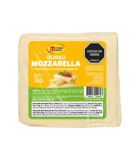 QUESO MOZZARELLA MADRID TAJADO X 200GR