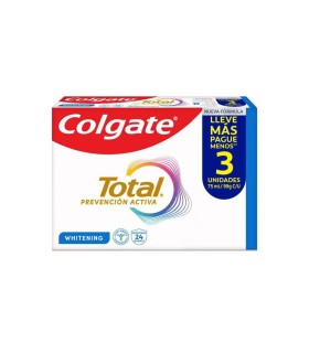 OFERTA CREMA COLGATE WHITENINGx3 UNIDADESx 75 MILILITROS