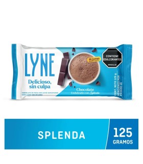 CHOCOLATE LYNE SPLENDA BARRA X125GR