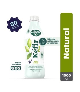 KEFIR ALPINA NATURAL BOTELLA x1000 GR