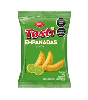 TOSTI EMPANADA YUPI LIMÓN BOLSA X 150GR