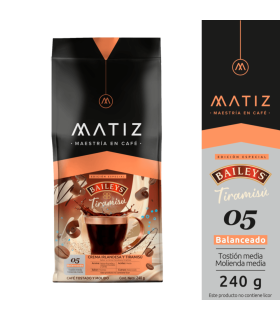 CAFÉ MATIZ BAILEYS TIRAMISU BOLSA X 240 GR