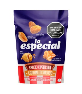 MANI LA ESPECIAL CARAMELO SAL DOYPACK X 180 GR