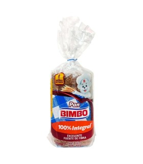 PAN TAJADO BIMBO SEMILLAS INTEGRAL 100% BOLSA X 460GR