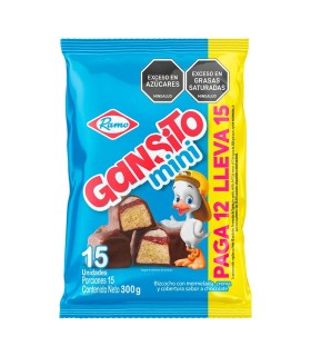 GANSITO RAMO MINI PAGUE 12UDS LLEVE 15UDS x 300 GR