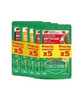 DOG CHOW POUCHE SURTIDO 5UDS x 85GR
