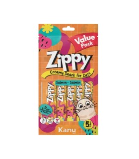 SNACK ZIPPY KANU SALMON GATOS X 5 UNIDADES