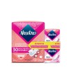 TOALLA NOSOTRAS CLASICA MULTIESTILO PAQUETE X 30UDS + 15 PROTECTORES MULTIESTILO